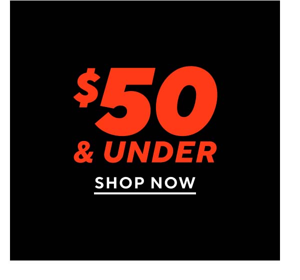 $50 & Under