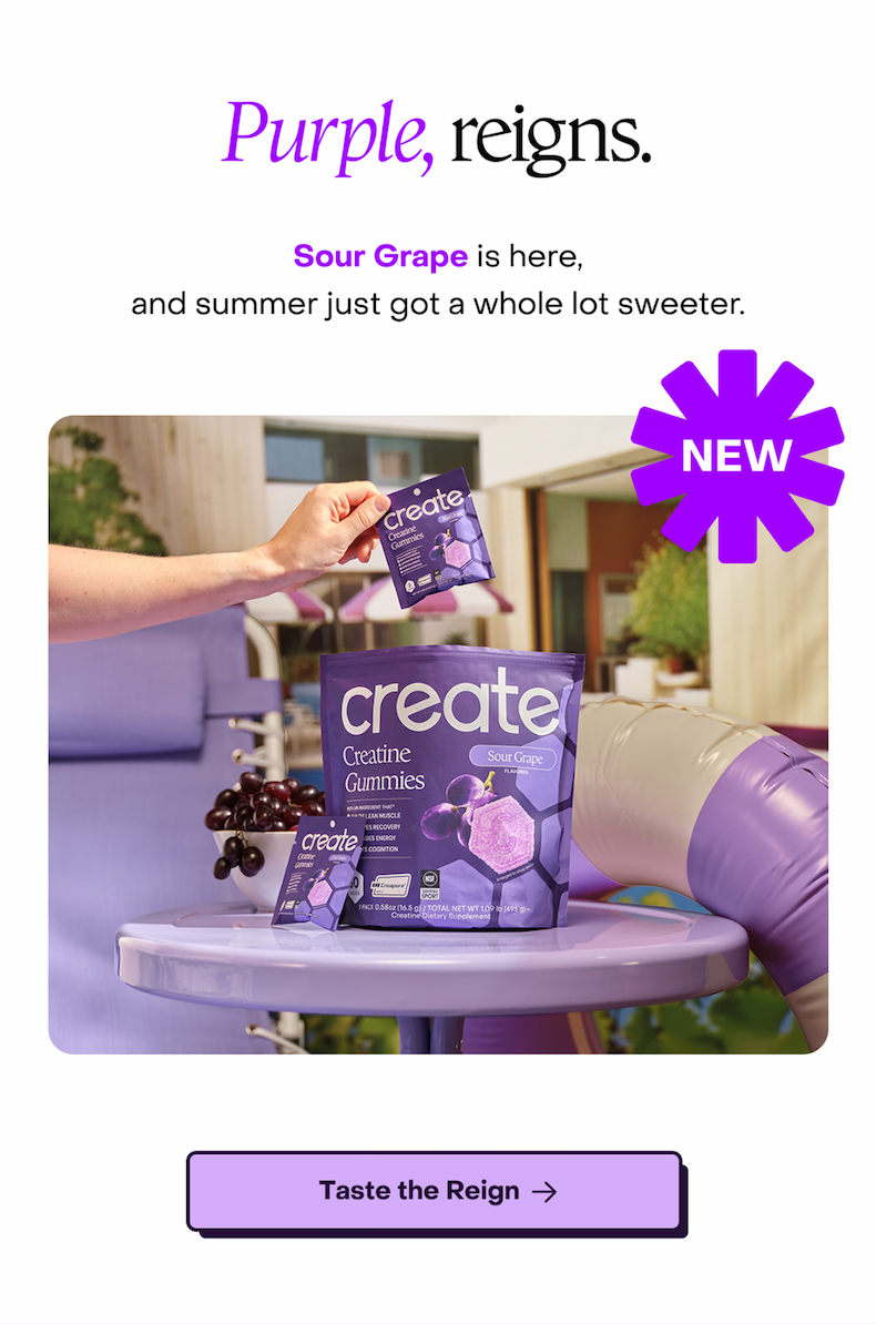 Purple, reigns. Sour Grape is here, and summer just got a whole lot sweeter.