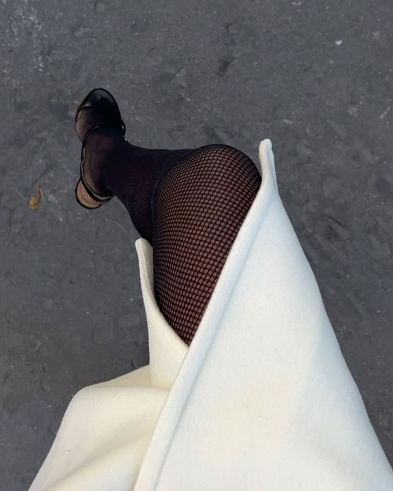 Elvira Net Tights Black