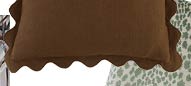 Rue Scalloped Linen Pillow