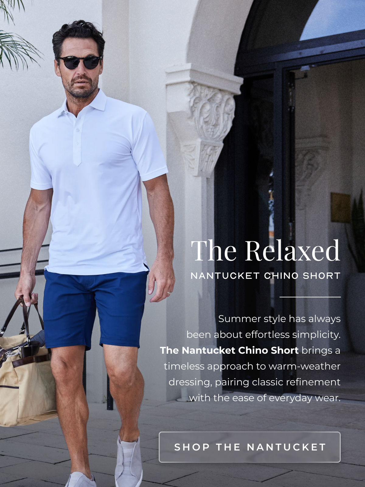 The Relaxed Nantucket chino Short Summer style has always been about effortless simplicity. The Nantucket Chino Short brings a timeless approach to warm-weather dressing, pairing classic refinement with the ease of everyday wear. SHOP THE nantucket
