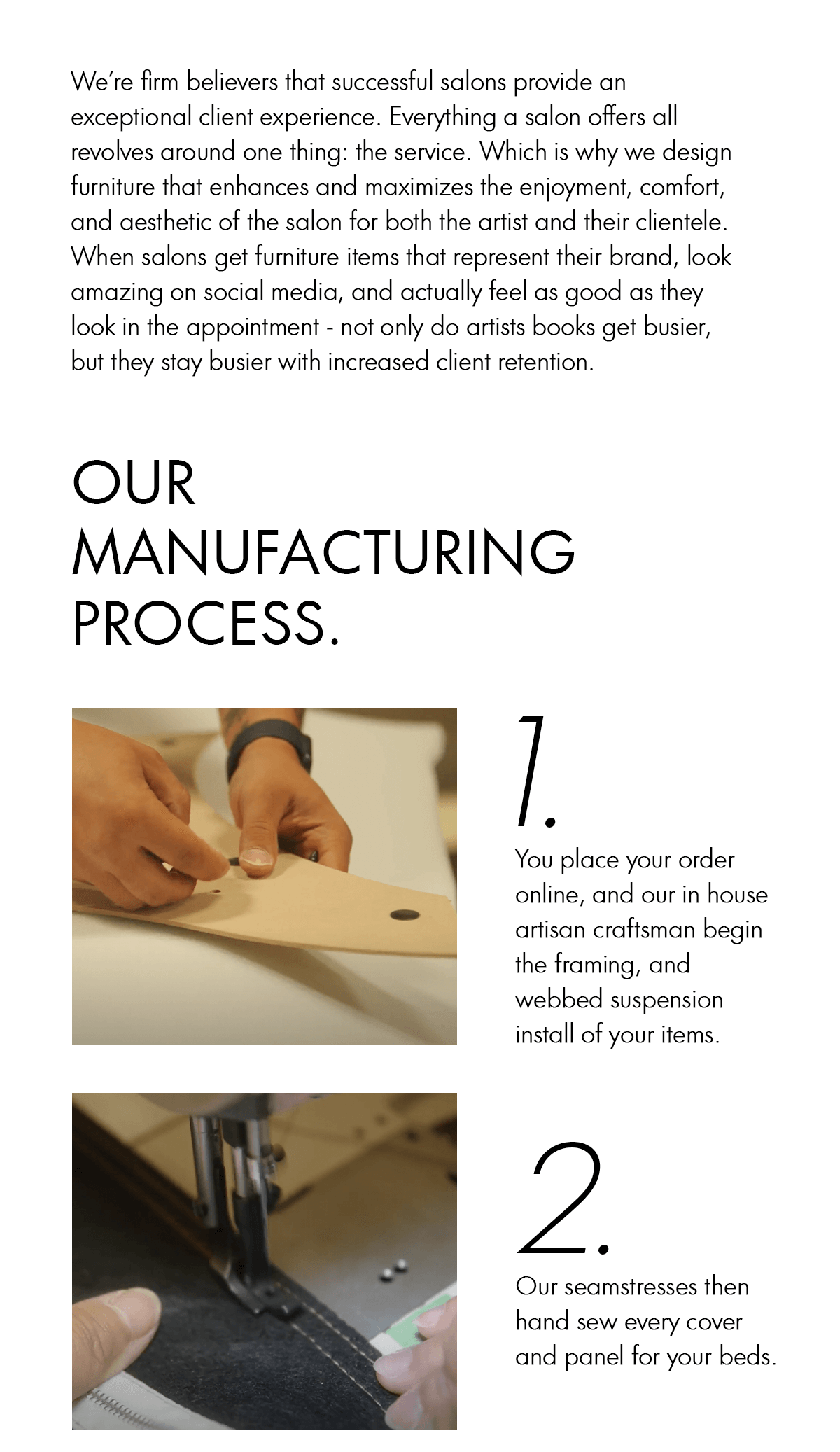 Our Manufacturing Process