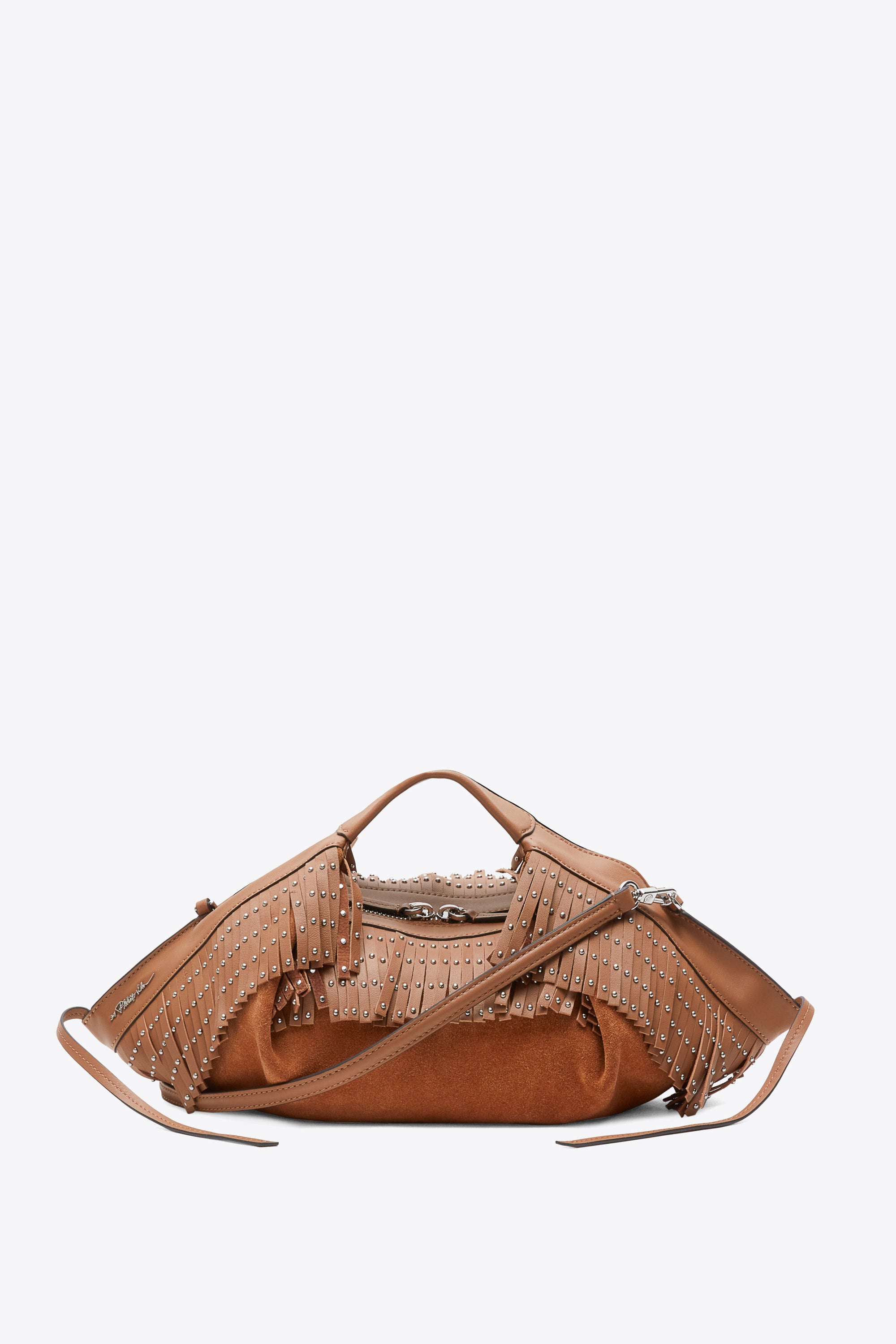 Image of Suede Fringe Mini Luna