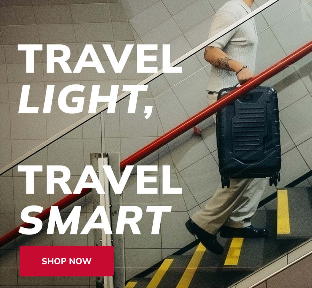 trave light, travel smart