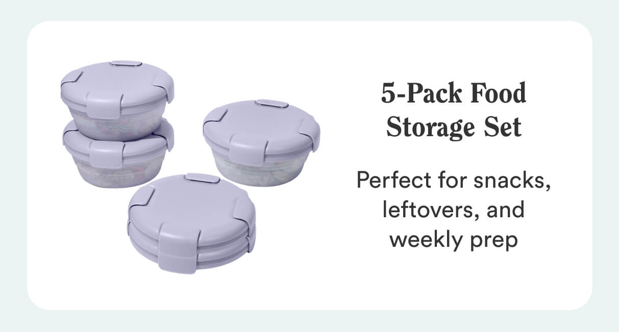 5-Pack Food Storage Set