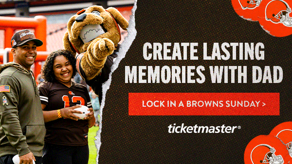 Buy Browns Tickets for Dad this Father's Day!