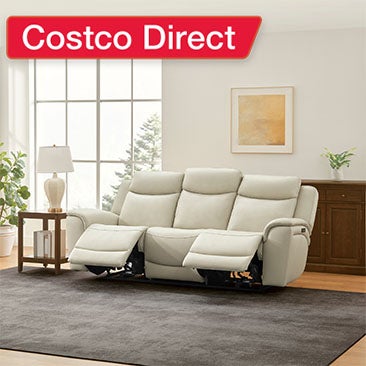 Sanders Leather Power Reclining Sofa with Power Headrests
