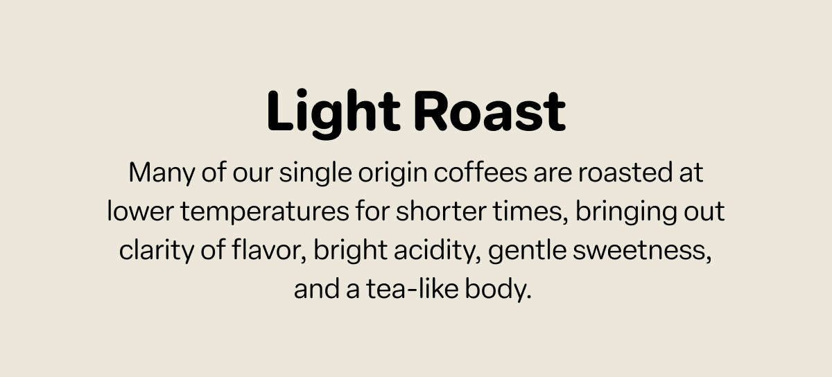 Light Roast Coffee