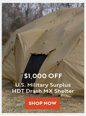 U.S. Military Surplus HDT Drash MX Shelter, New