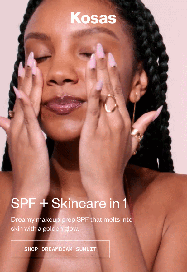 Dreamy makeup prep SPF that melts into skin with a golden glow