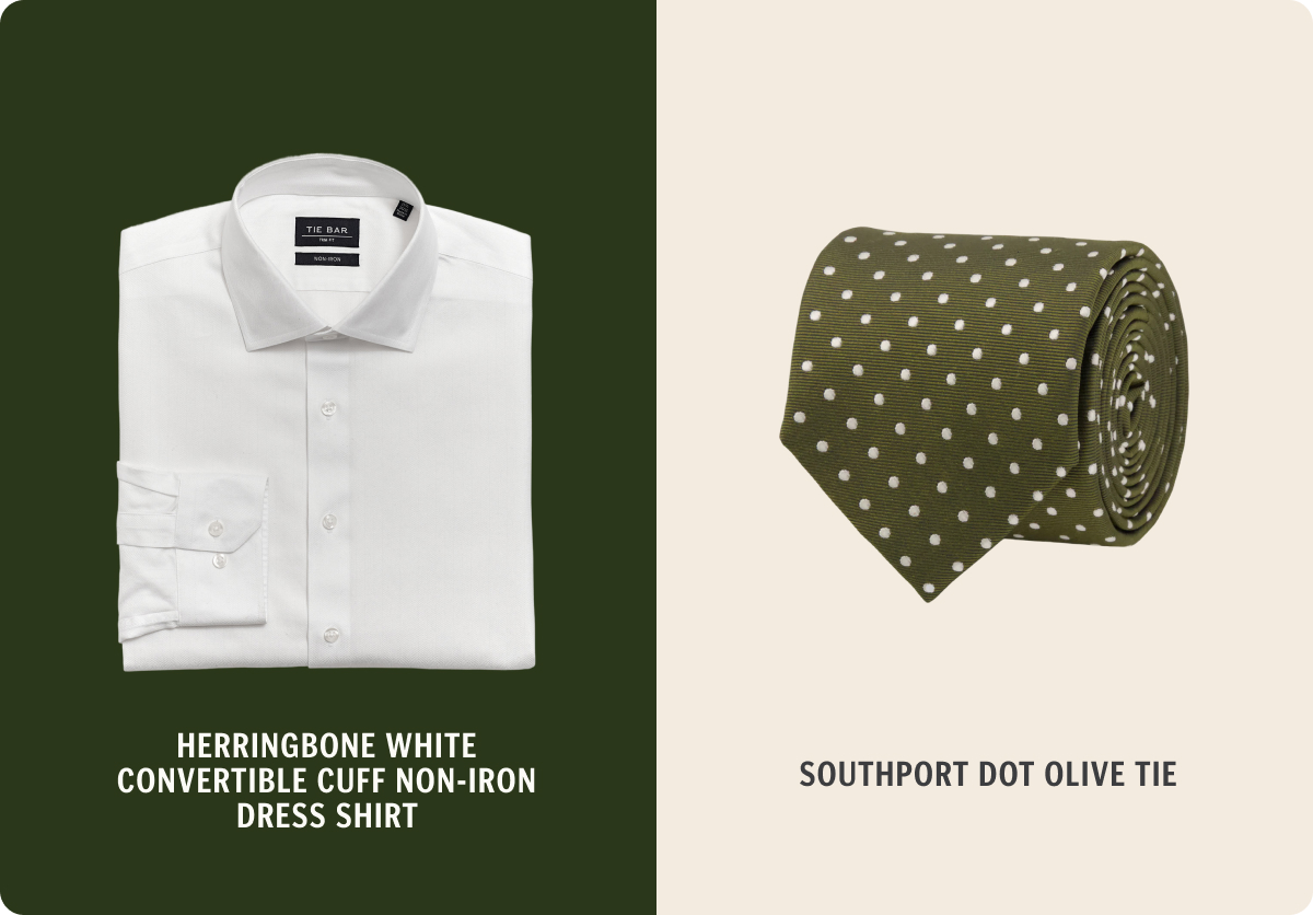 A textured shirt with a woven silk tie? Quiet power move. Classic, but never boring.