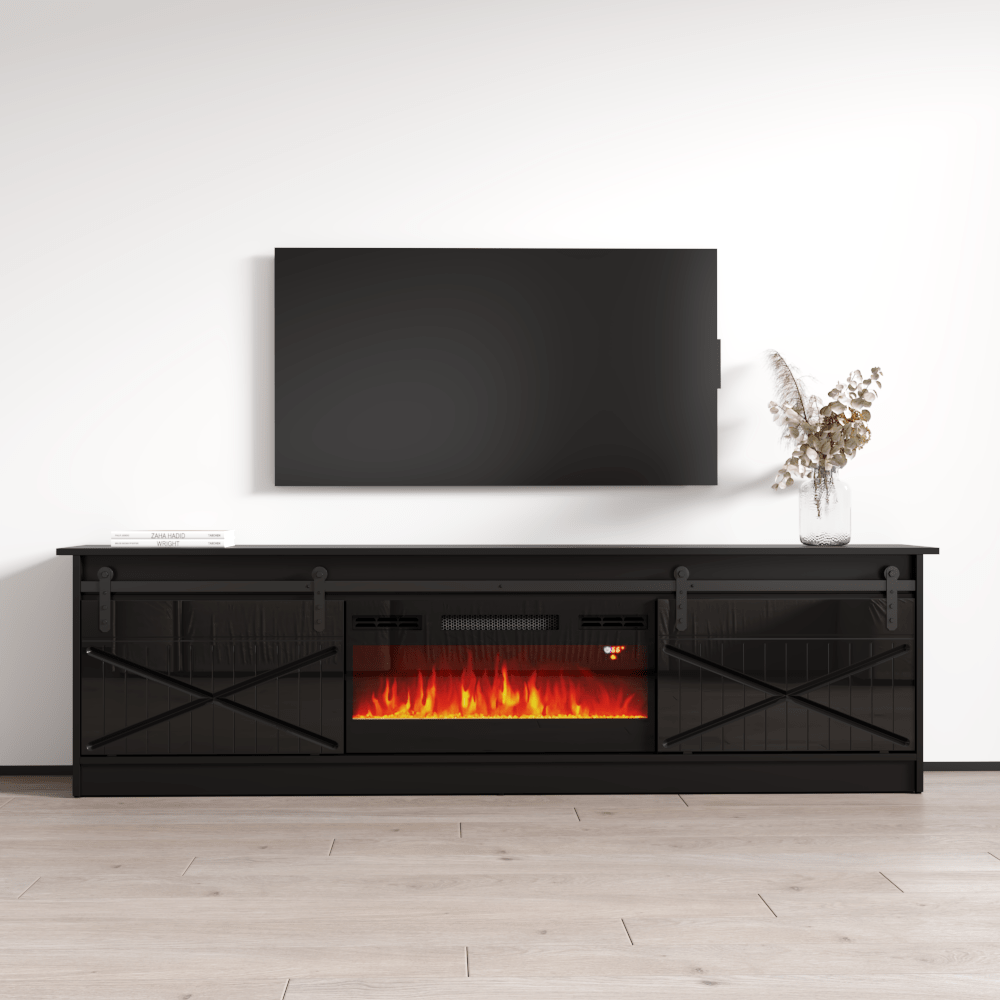 Image of Granero BL-EF Fireplace TV Stand