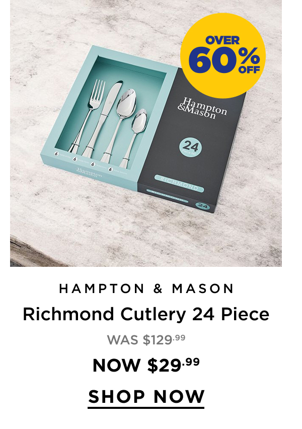 Hampton & Mason	Richmond Cutlery 24 Piece