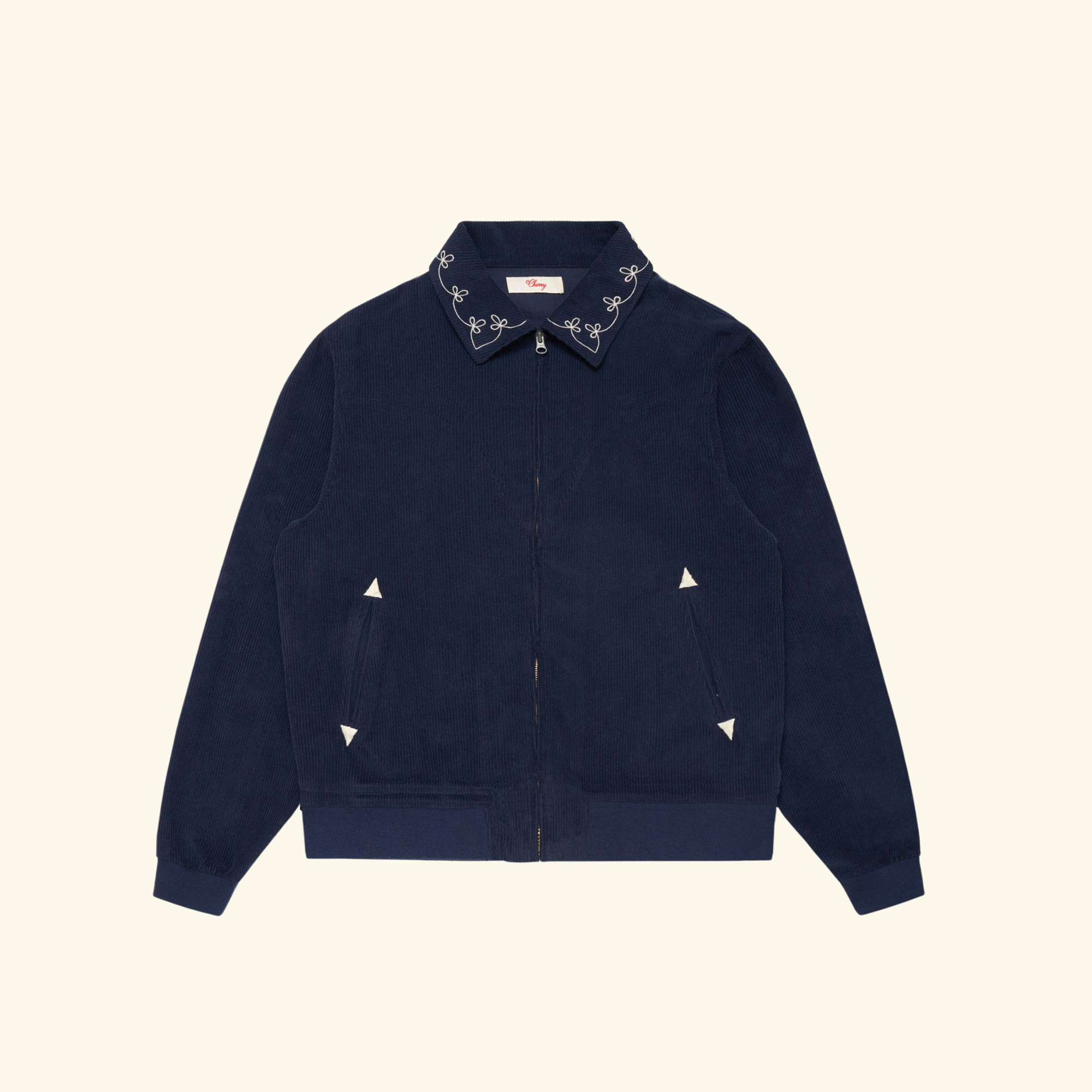 Image of Corduroy Charro Jacket (Navy)