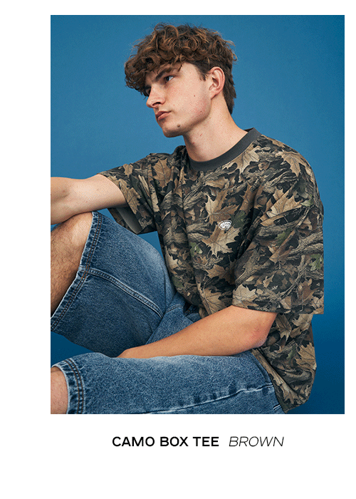 CAMO BOX TEE 220 BROWN