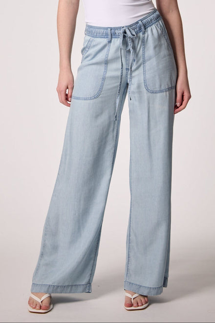 Scarlett Drawstring Utility Wide Leg - Brussels