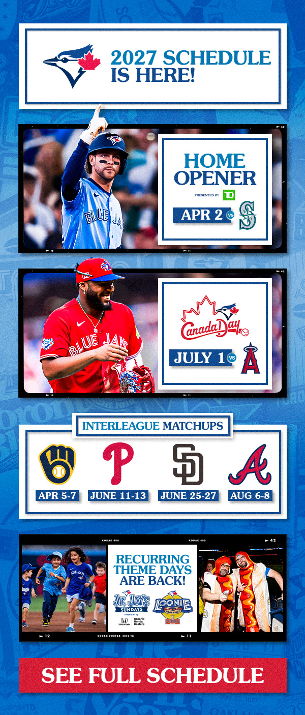 2027 Schedule is here! See full schedule.