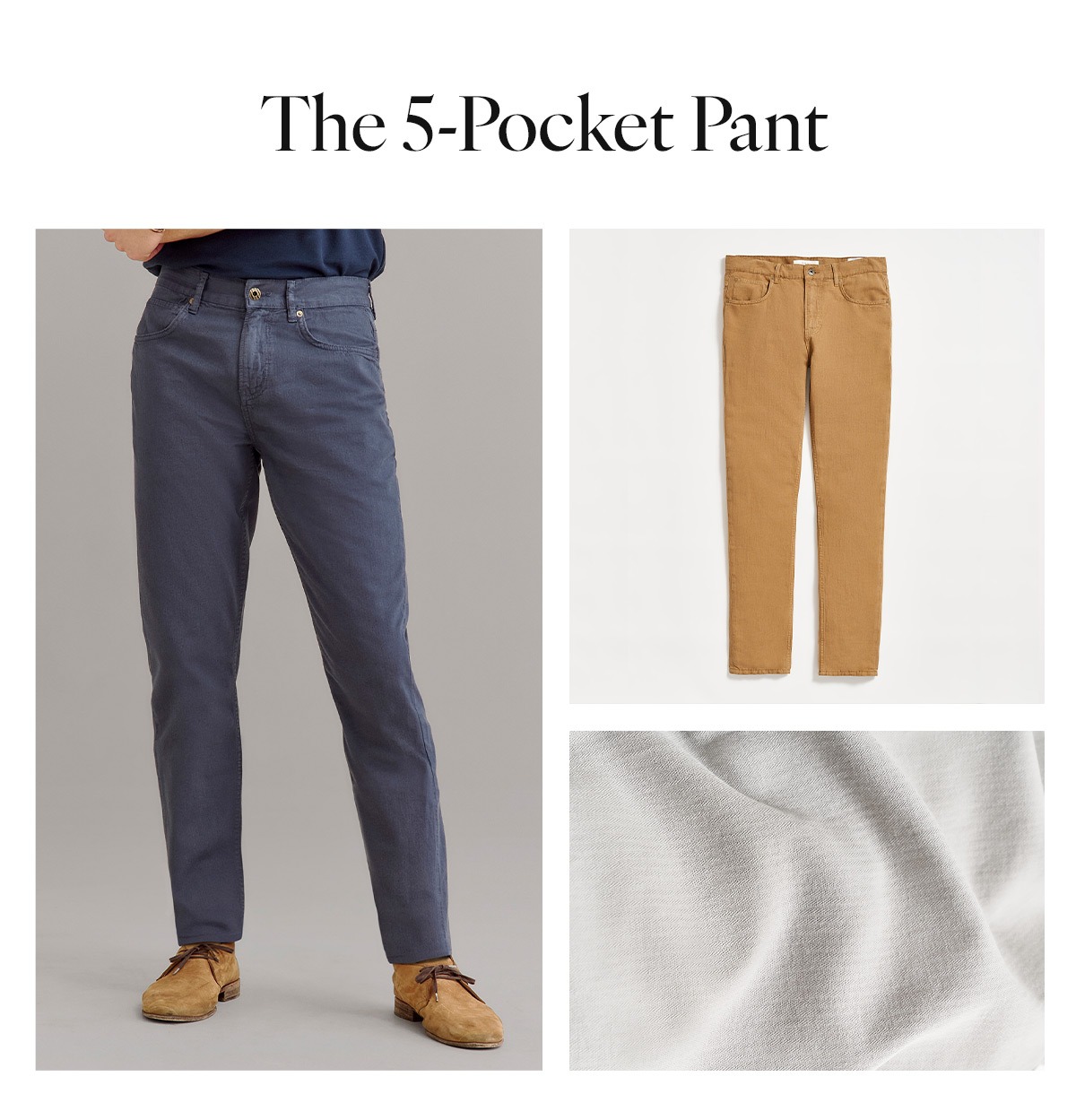 Cotton Linen 5 Pocket Pant