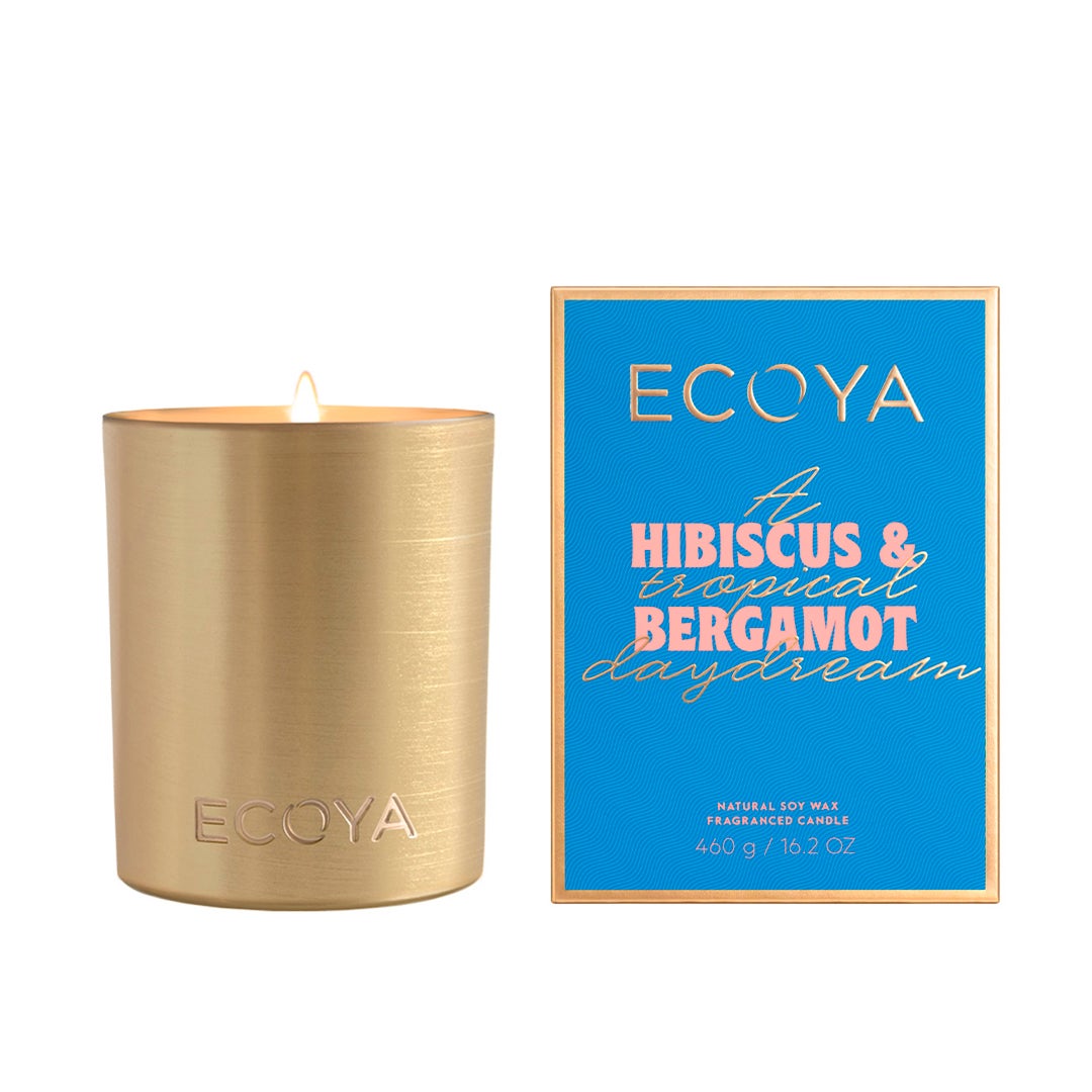 ECOYA Goldie Candle Hibiscus & Bergamot 460g
