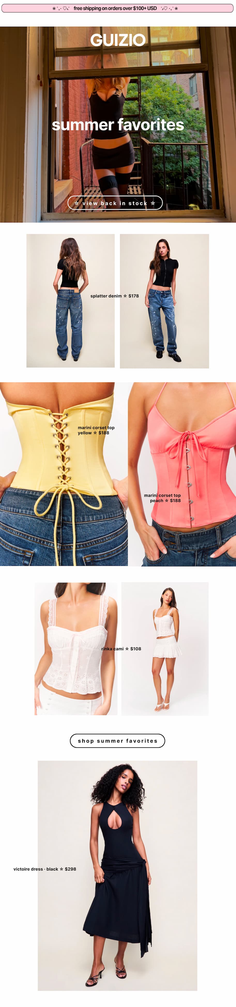 Gingham corset