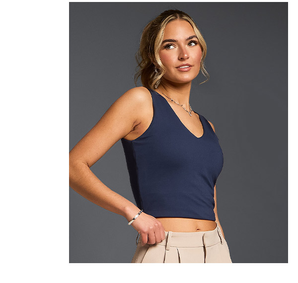 Shaping & Smoothing Cropped Tank Top