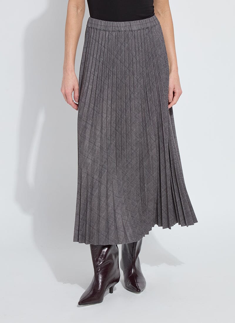 Image of Pierra Ponte Pleated Midi Skirt