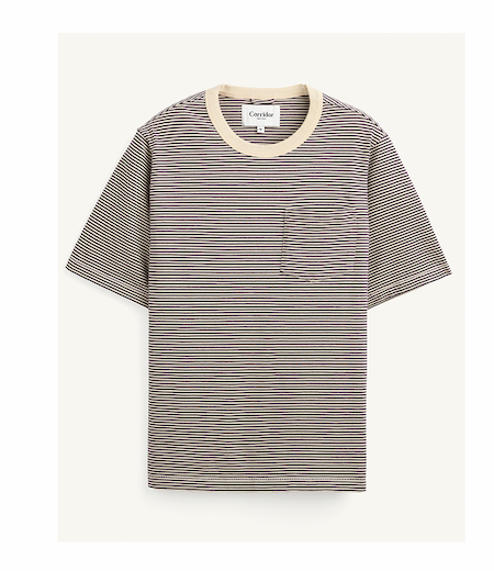 Stripe Tee - Plum