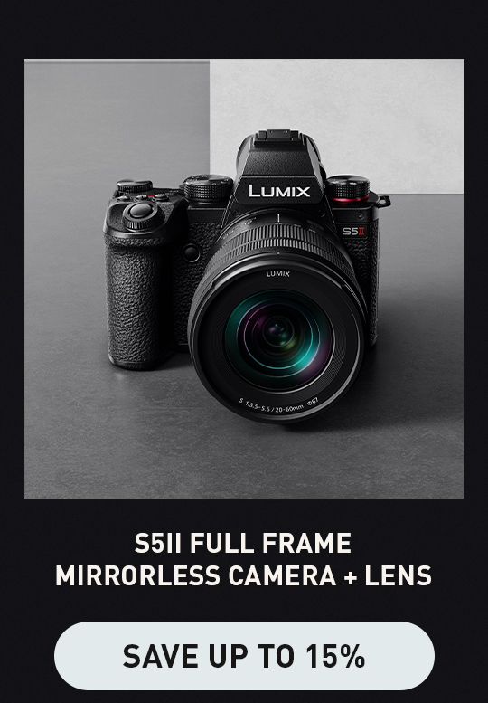 S5II Full Frame Mirrorless Camera - Save 15%