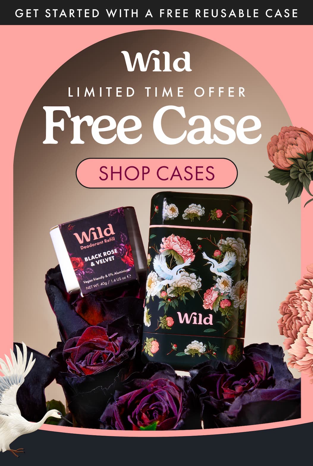 free case when you buy 3 refills 