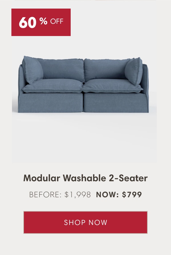 Modular Washable 2-Seater