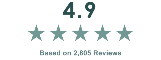4.9 stars based on 2,805 reviews