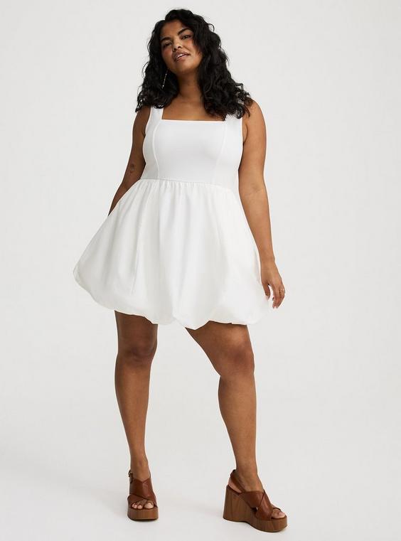 Mini Poplin Bubble Dress
