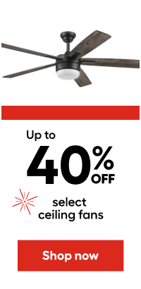 Up to 40%OFF select ceiling fans