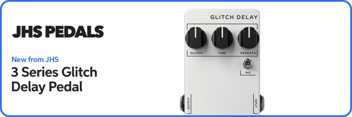 New from JHS: 3 Series Glitch Delay Pedal