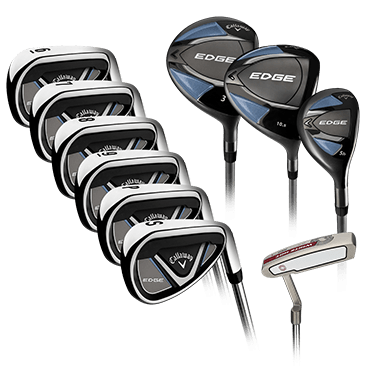Callaway Edge Graphite 10-Piece Women's Golf Club Set, Right Handed