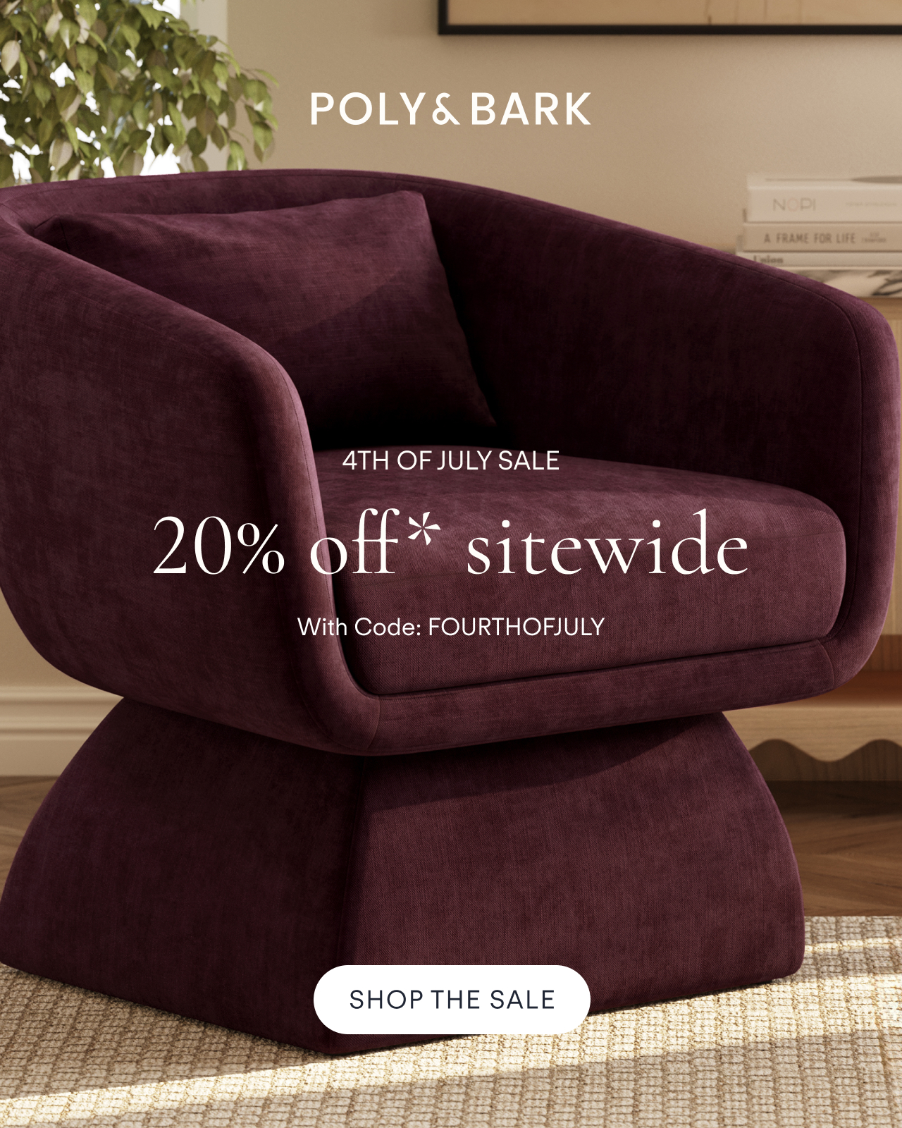 GET 20% OFF WITH CODE FOURTHOFJULY