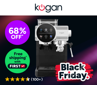Kogan Espresso Touch Coffee Machine with Grinder Product Image