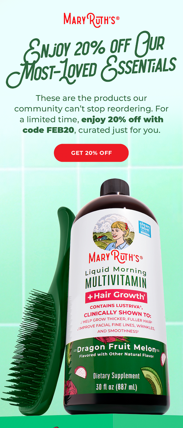 Enjoy 20% Off Our Most-Loved Essentials