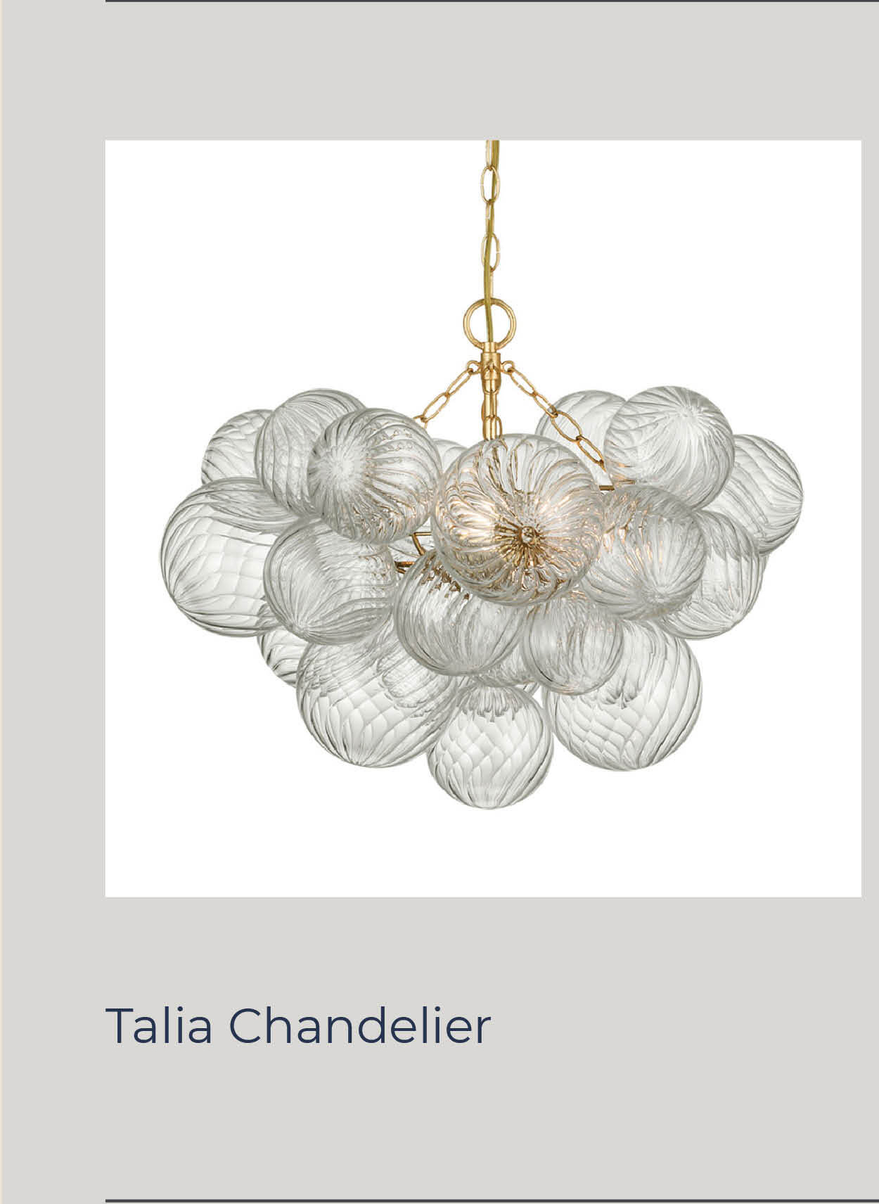 Talia Chandelier by Visual Comfort Signature