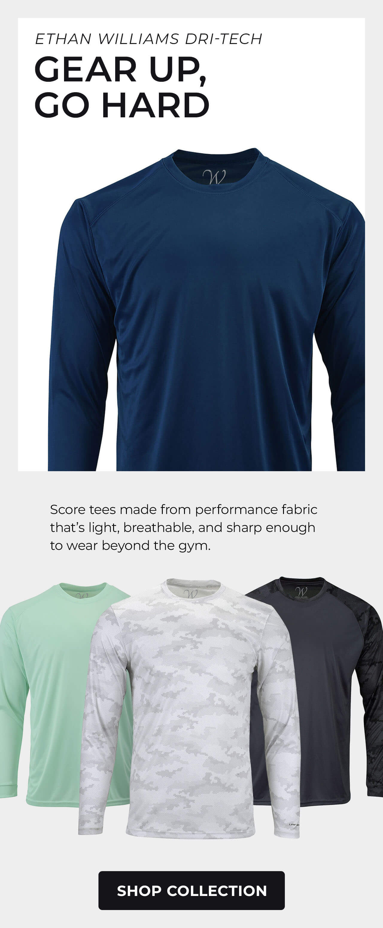 Ethan Williams Performance Tees