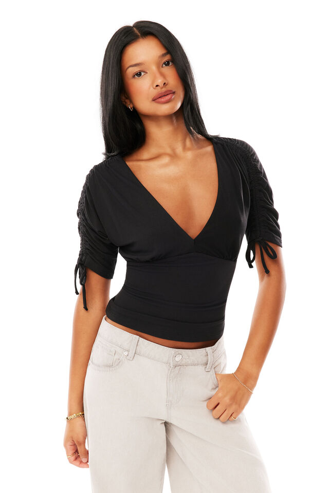 Soft Fenton Short Sleeve Top $30