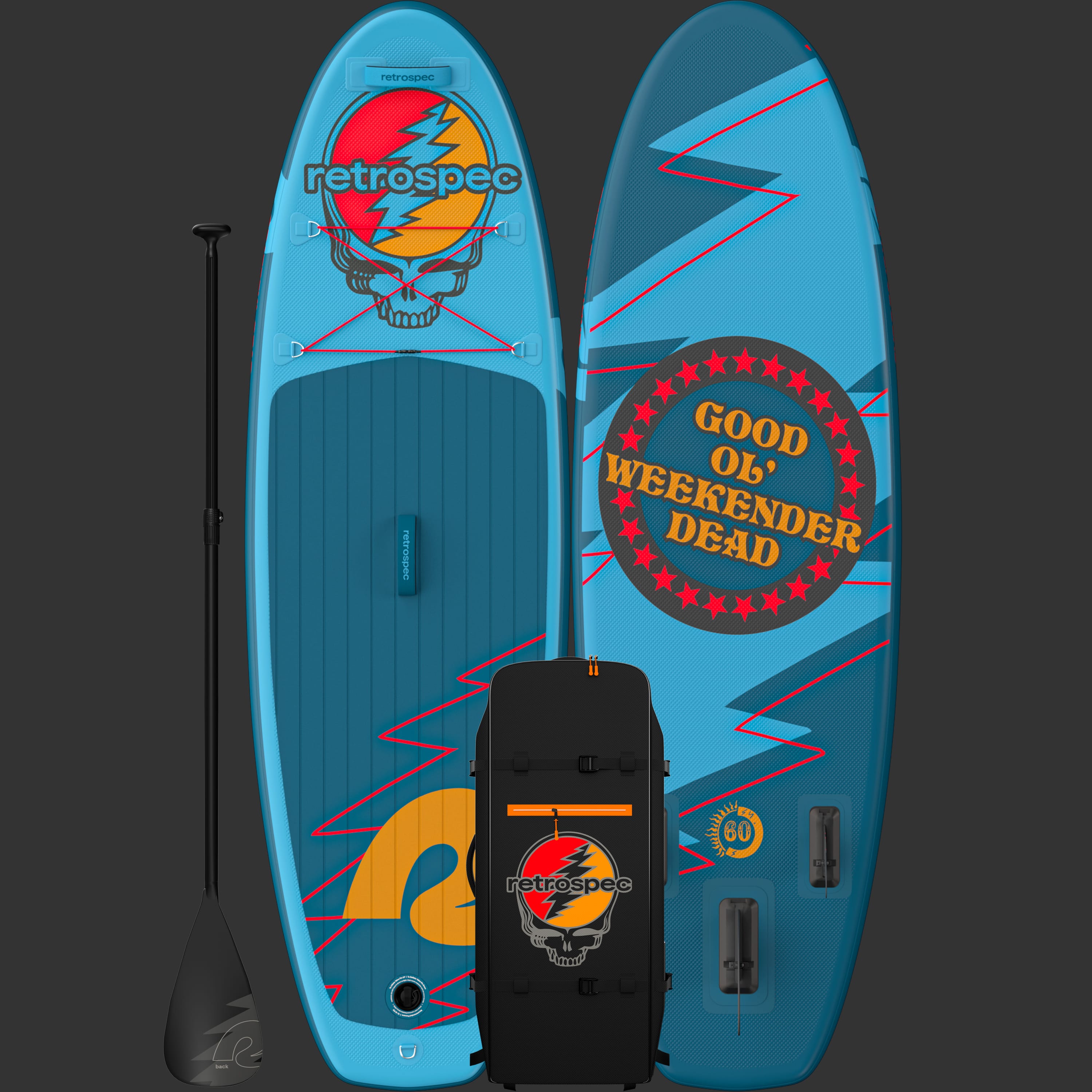 Image of Grateful Dead Weekender Nano Kids’ Inflatable Stand Up Paddle Board 8’
