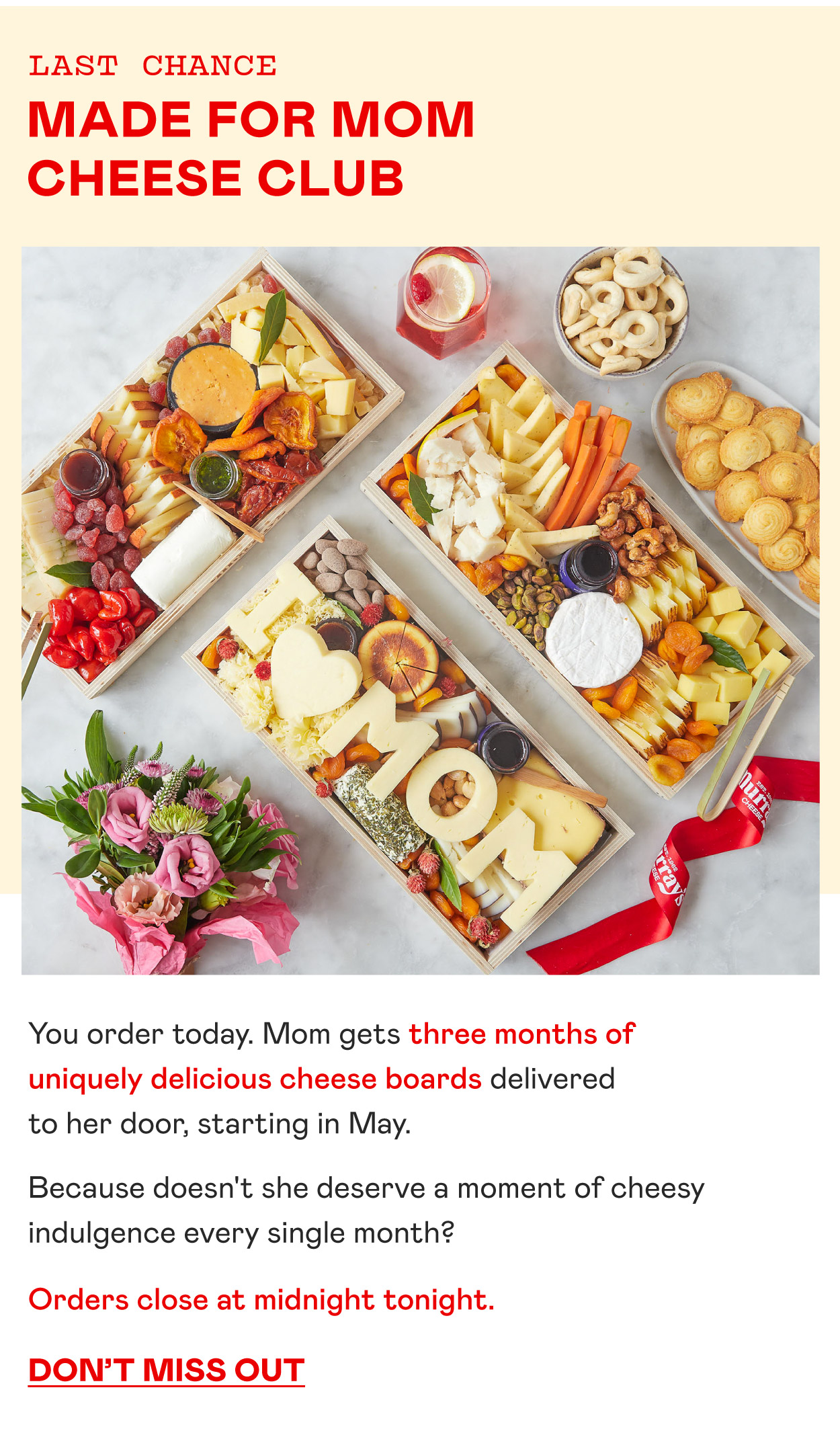 Made for Mom Cheese Club​