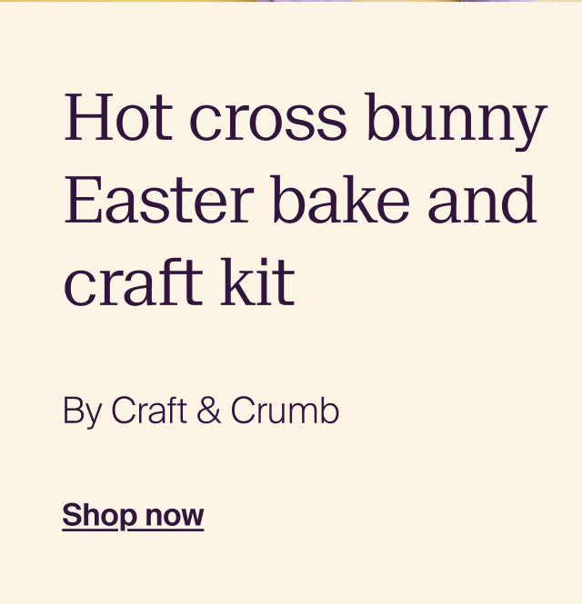 Hot Cross Bunny Easter Bake And Craft Kit