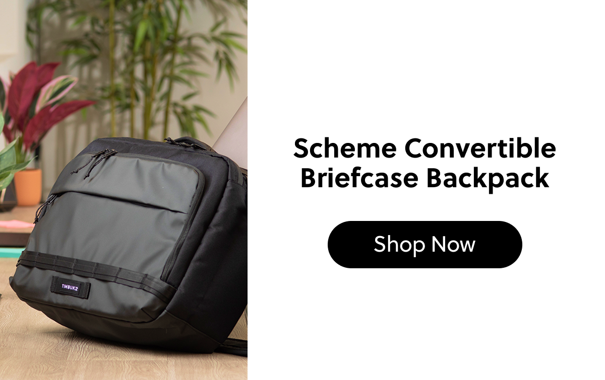 Scheme Convertible Briefcase Backpack