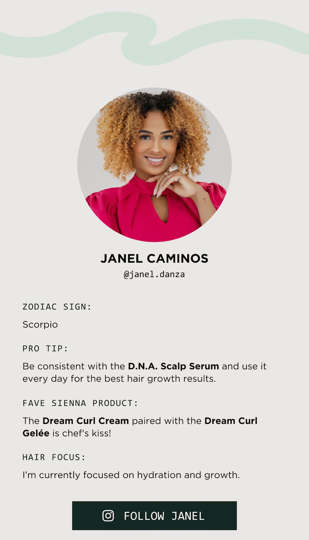 Follow Janel