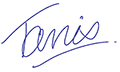 Tanis Crosby signature