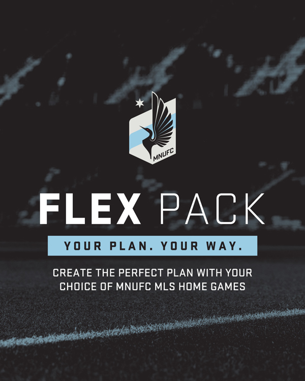 MNUFC Flex Pack. Your Plan. Your Way.