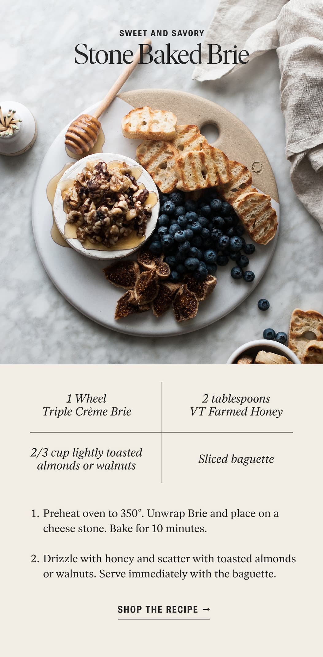 Stone Baked Brie: Shop the Recipe