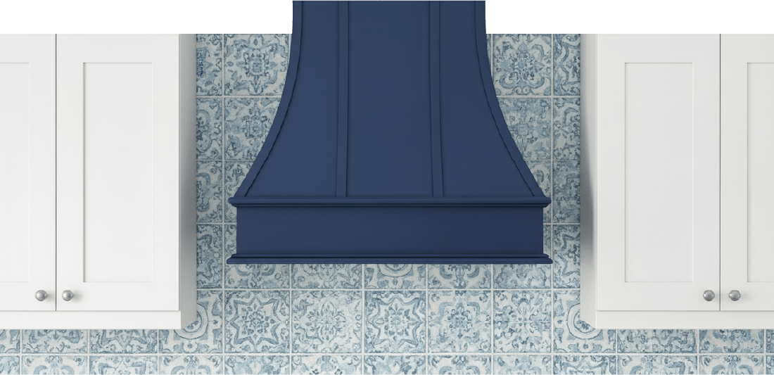 Kitchen with hood